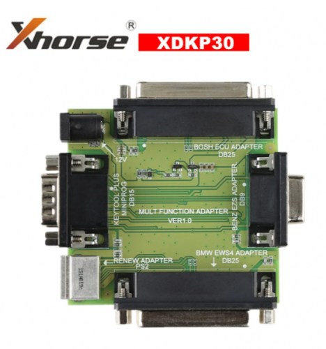 For Xhorse XDKP30 Multi Function Adapter  BOSH ECU +  Benz EZS + EWS4 + Renew 4 in 1  VVDI Key Tool Plus and Mini Prog