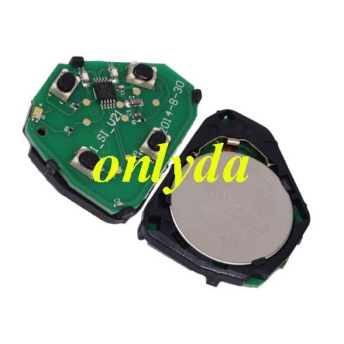 For Toyota corolla 3B remote key with 315mhz/434mhz & 4D67 chip