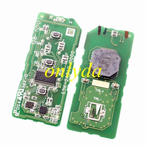 For Honda motor 3 button  smart remote KYDZ for K96  K97   FSK 433MHZ47 chipPCX 2018-2019 thailand