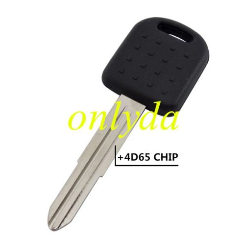 For  SUZUKI Transponder Key with  uncut left blade 4D65  chip inside