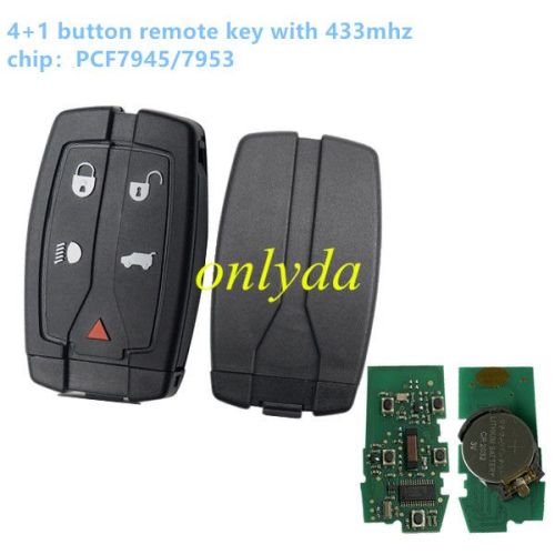 For 4+1 button remote with 433MHZ chip:PCF7945/7953