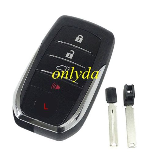 3+1 button key shell with SUV car button