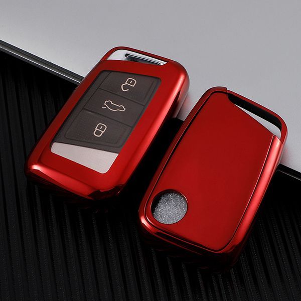 For New Magotan New Passat TPU protective key case black or red color, please choose the color