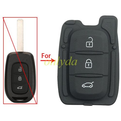 For Renault 3 button blank pad  remote key shell