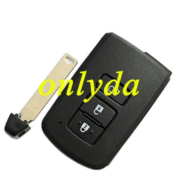 For Toyota 3 button remote key shell ,the button is square
