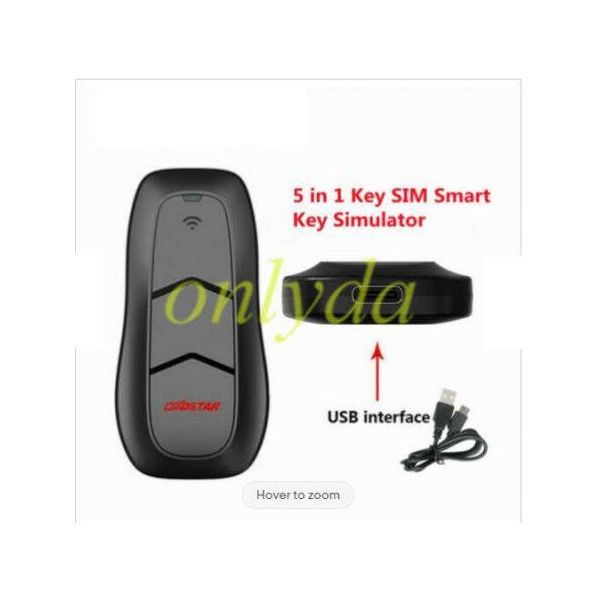 OBDSTAR 5 In 1 Key SIM Smart Key Simulator for Toyota Works with X300 DP/X300 DP Plus/X300 Pro4