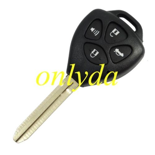 For Toyota 4 button remote key shell