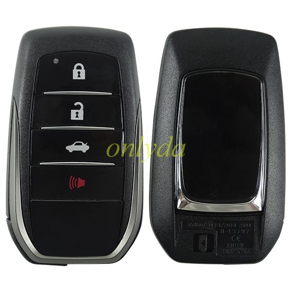 For Lexus 3+1 button modified remote key blank