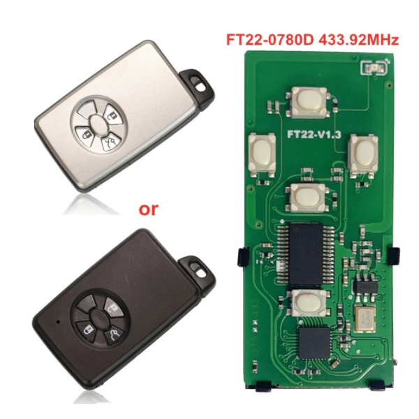 For  FT22- S0780D 312-314mhz/315mhz/433-434mhz 3 Buttons Smart Remote Car Key Subaru  2006-2016 4D Replacement PCB Board