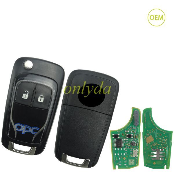 For Opel OEM 2 button remote key with 434mhz  5WK50079 95507070 chip GM(HITA G2) 7937E chip