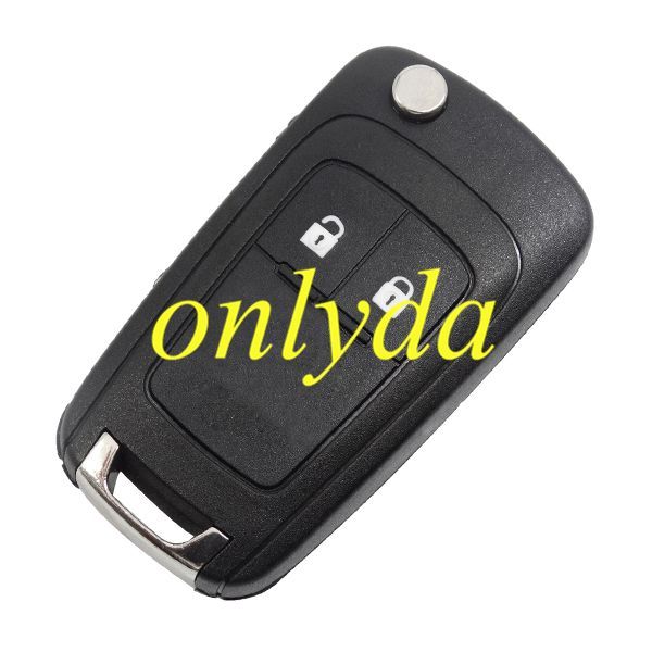 For Opel 2 button repalcement remote  key shell with hu100 blade