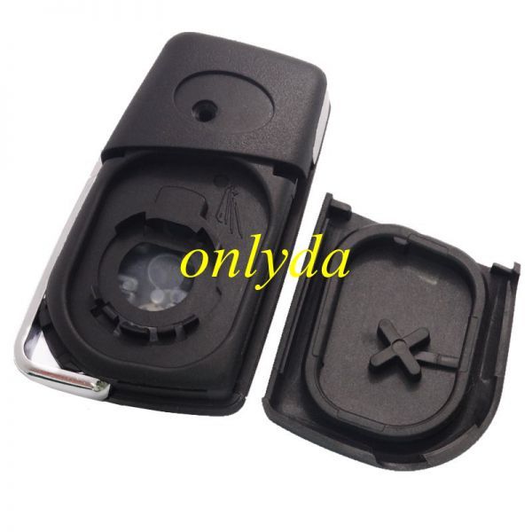 For toyota 2 button flip remote key blank VA2,Toy48,Toy 43 blade please choose the blade