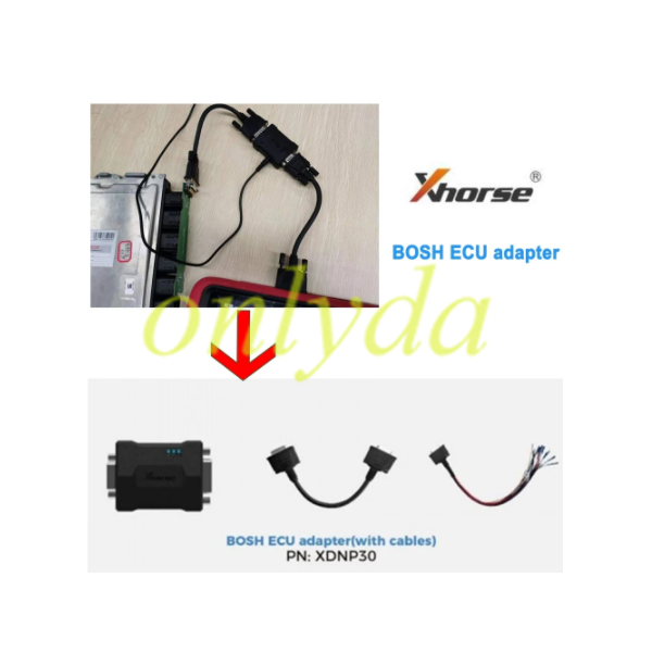 New Xhorse XDNP30 BOSH ECU Adapter and Cables for Key Tool Plus and Mini Prog