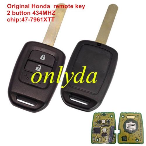 For OEM  Honda 2 button remote key with 434MHZ