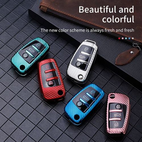 For Audi A3/Q3/Q2L/A1/S3 3button TPU protective key case,please choose the color