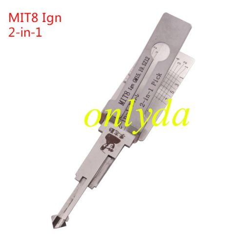 For MIT8 2 in 1 decoder and lockpick only for ignition lock