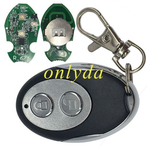 For face to face 2 button remote key