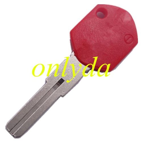 For KTM Motorcycle key blank (red color),with unremovable printed badge