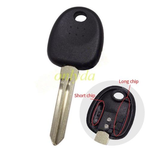 For Hyundai transponder key with long 7936 chip with right  blade