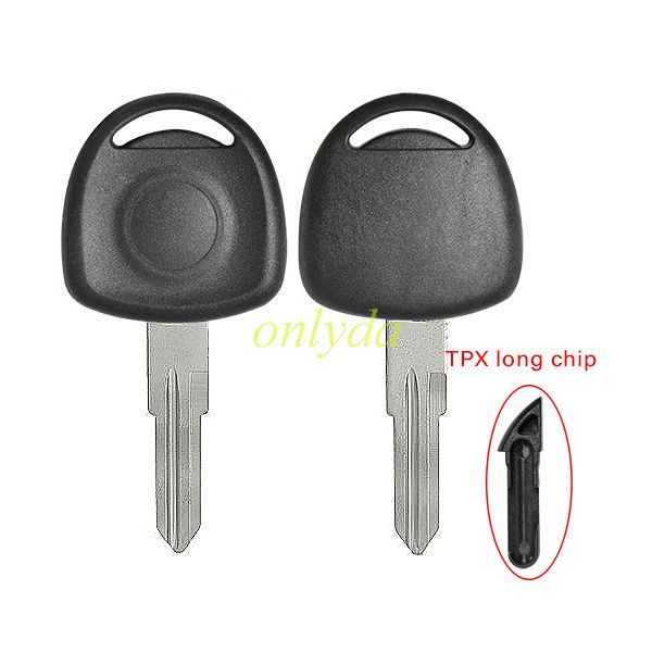 For Opel transponder key shell with the left blade (can put TPX long chip） (no logo)