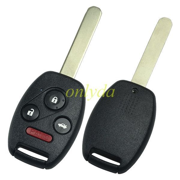For Honda  remote key with 313.8mhz /315Mhz/ 433Mhz  adjustable frequency FCCID：OUCG8D-380H-A  P/N: 35118-SDA-A11 chip ：ID46  Accord  2003-2007  Odyssey  2005-2010  ELEMENT 2003-2007 Ridgeline 2006 - 2014
