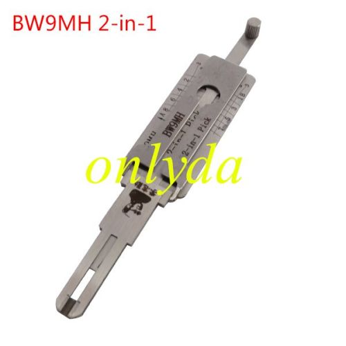 BW9MH BMW motorcycle 2 in 1 lockpick and decoder