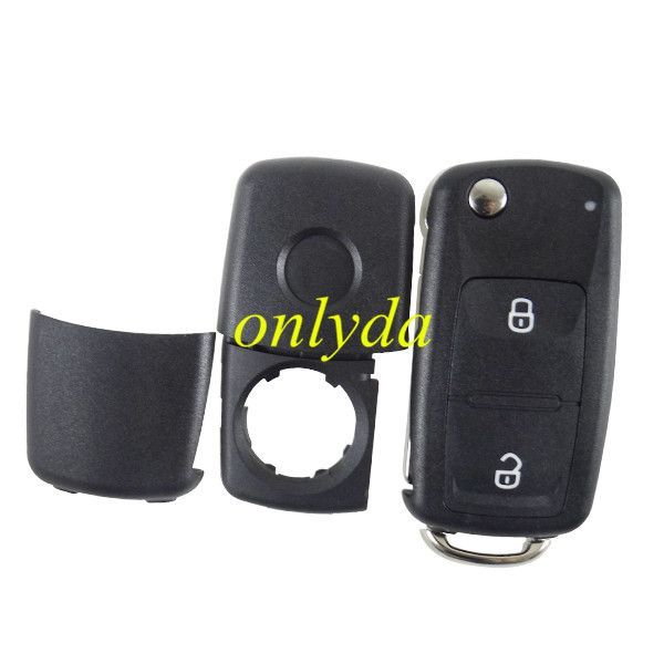 For VW 2 button key blankwith HU66 blade  new modle after 2011