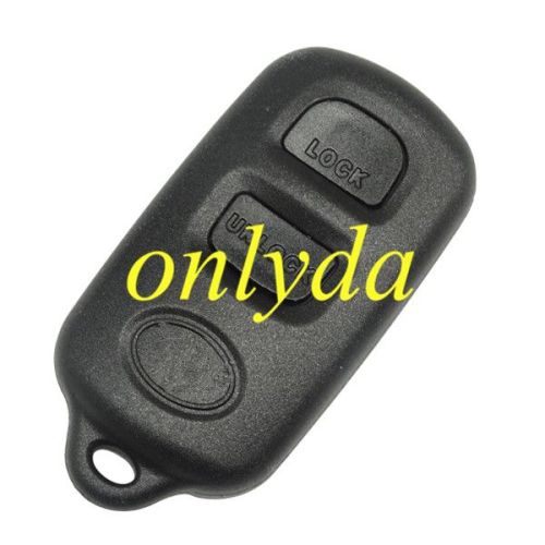 For toyota 2+1 button key blank the panic button is round