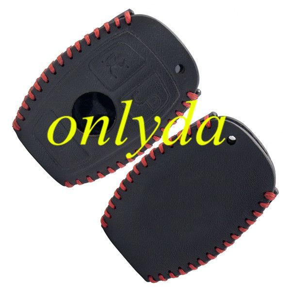For  Benz 3 button key leather case used C180 C260 C-class E-class GLK ML S-class