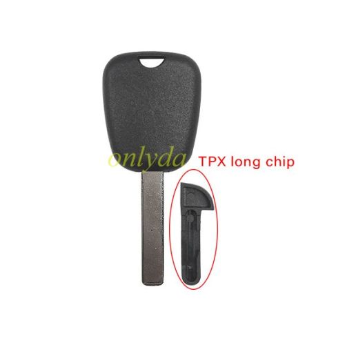 For Peugeot transponder key blank (can put TPX long chip )