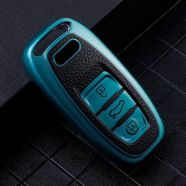 For Audi A4L A6L Q5 3button TPU protective key case,please choose the color