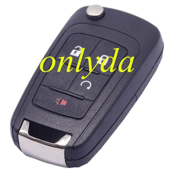 For 5 button into 4 button remote key blank  with HU100 blade