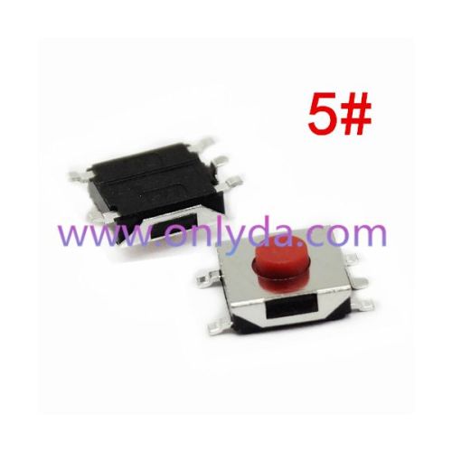 For ALPS remote key switch 5# 6.2*6.2*3.1mm