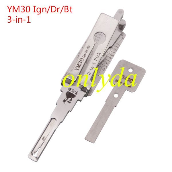 For YM30-SAAB3-IN-1 Lock pick, for ignition lock, door lock, and decoder, genuine ! used for old series  SAAB