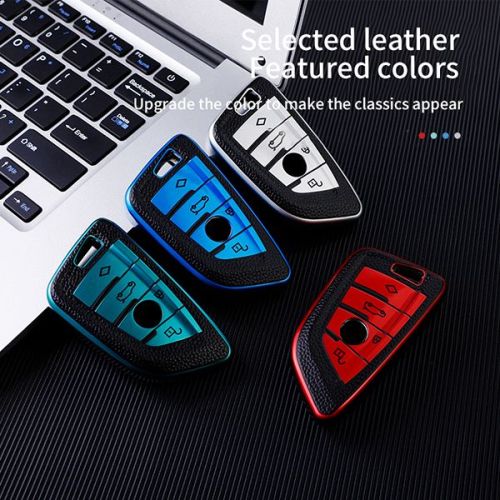 For BMW X5 X6 4 button  TPU protective key case , please choose the color