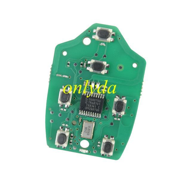 5+1 Button remote key with 313.8mhz（FCC ID:N5F-A04TAA)