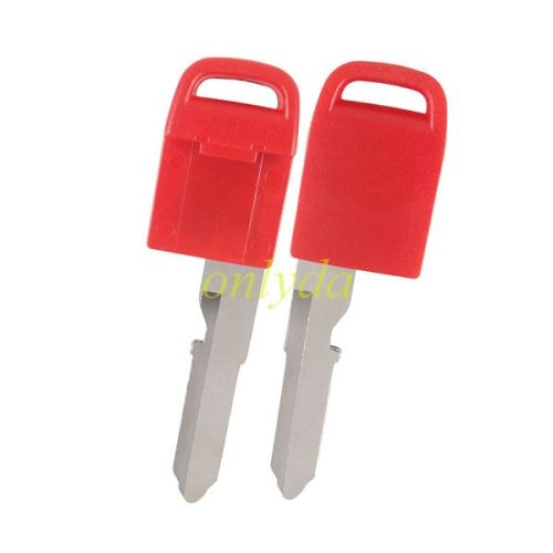 For yamaha motorcycle transponder key blank with right blade(red）