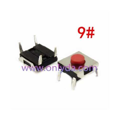 For ALPS remote key switch 9#  6.2*6.2*2.7mm