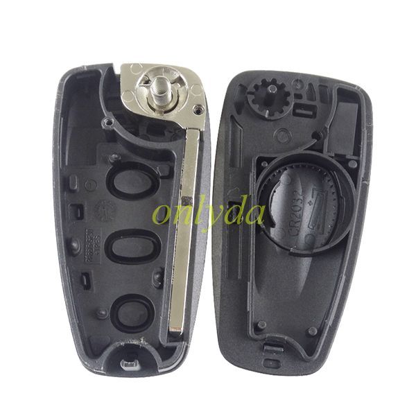 For  Ford 3 button remote key with 433.92MHZ FSK model  with 4D63 chip BK2T15K601-AA/AB/AC  A2C53435329