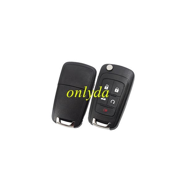 For Opel 5 button remote key blank with HU100 blade