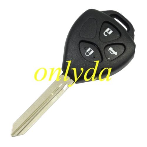 For toyota 3 button remote key balnk  with toy47 blade