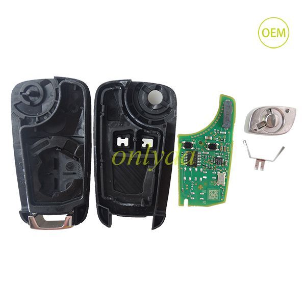 For Opel OEM 2 button remote key with 434mhz  5WK50079 95507070 chip GM(HITA G2) 7937E chip