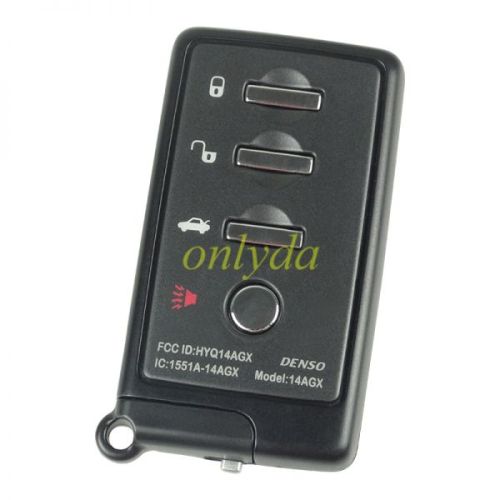 For Subaru 3+1 button OEM remote key blank
