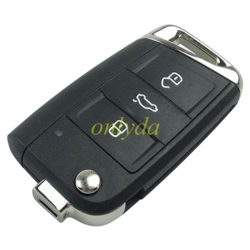 For OEM MQB49 5C chip  VW 3 button keyless remote key with 434mhz  5GD959752B