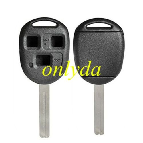 For Toyota 3 button key shell with TOY48-SH3 blade