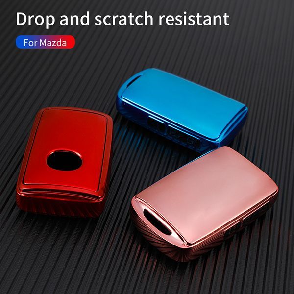For Mazda 3 button TPU protective key case please choose the color