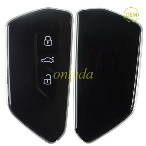 For VW OEM 3 button remote key blank