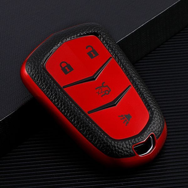 For Cadillac 3 button TPU protective key case , please choose the color