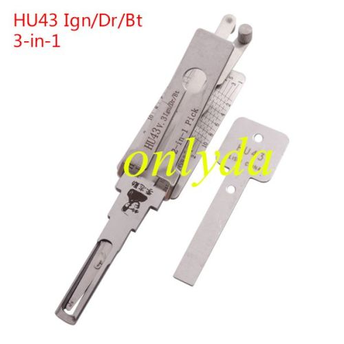 HU43 3 in-1 lockpick for opel