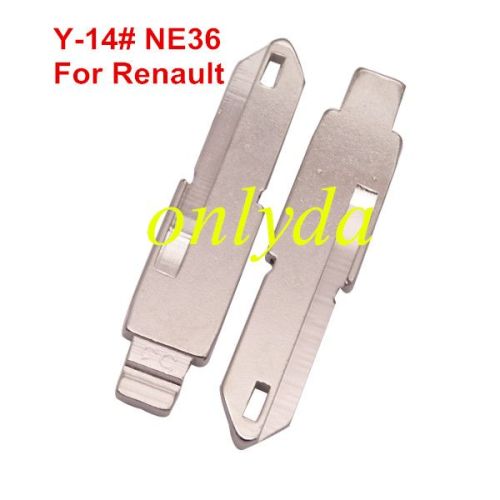 KEYDIY brand key blade  Y-14#  NE36 for Renault